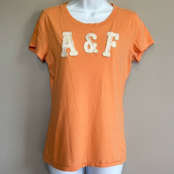 Abercrombie & Fitch Tops - Abercrombie & Fitch Vintage Y2K Cotton Logo Short Sleeve Tee Womens Large